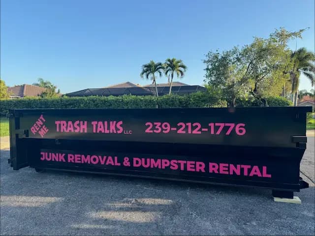 11 Yard roll-off dumpster rental in Fort Myers FL