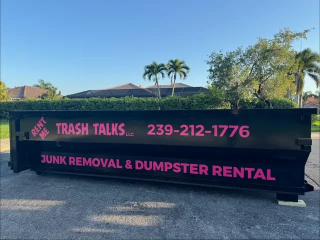 20 Yard roll-off dumpster rental in Fort Myers FL